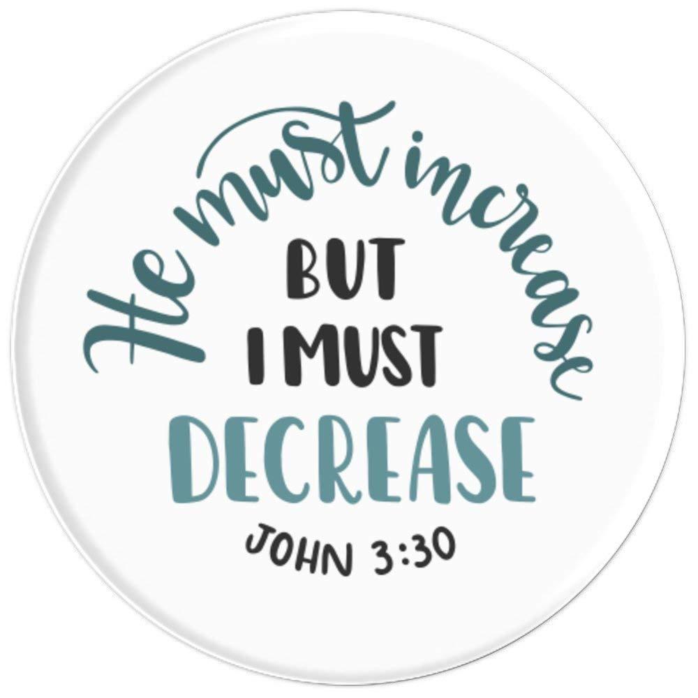 Bible Verse - He Must Increase But I Must Decrease - John