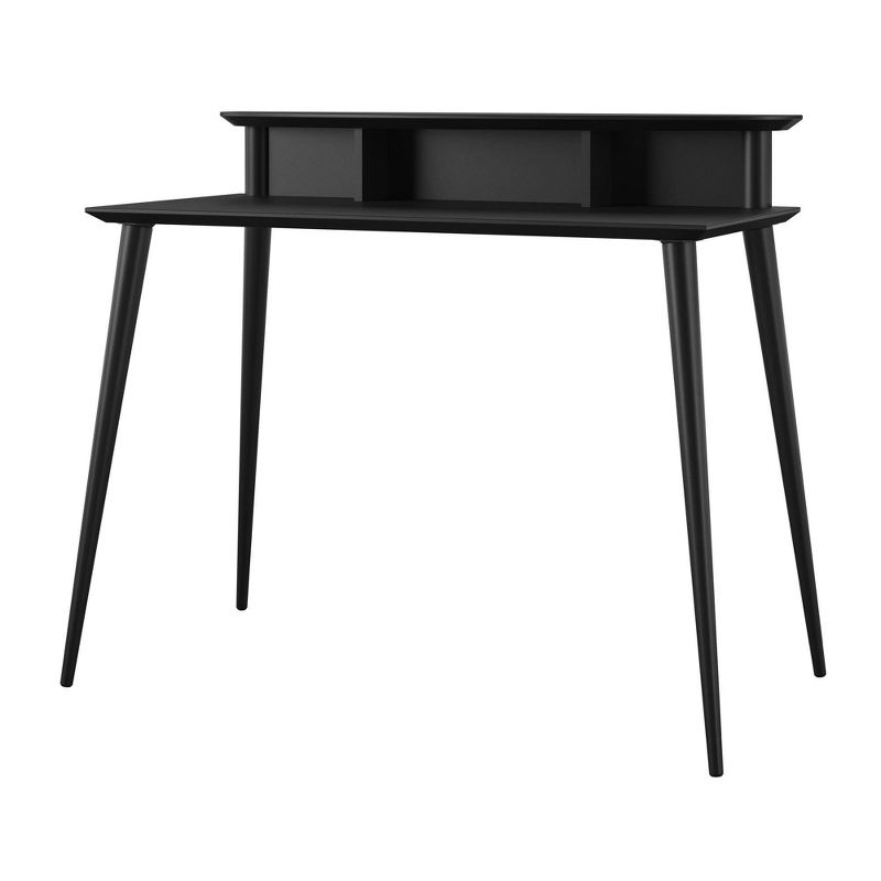 Tolland Desk with Riser Black - Room & Joy