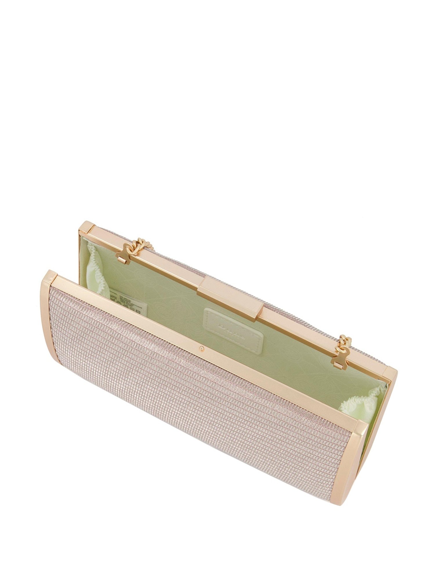 Dune London Blaike Pink Synthetic Clutch