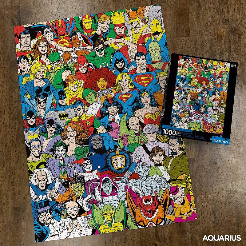 NMR Distribution DC Comics Retro Cast 1000 Piece Jigsaw Puzzle