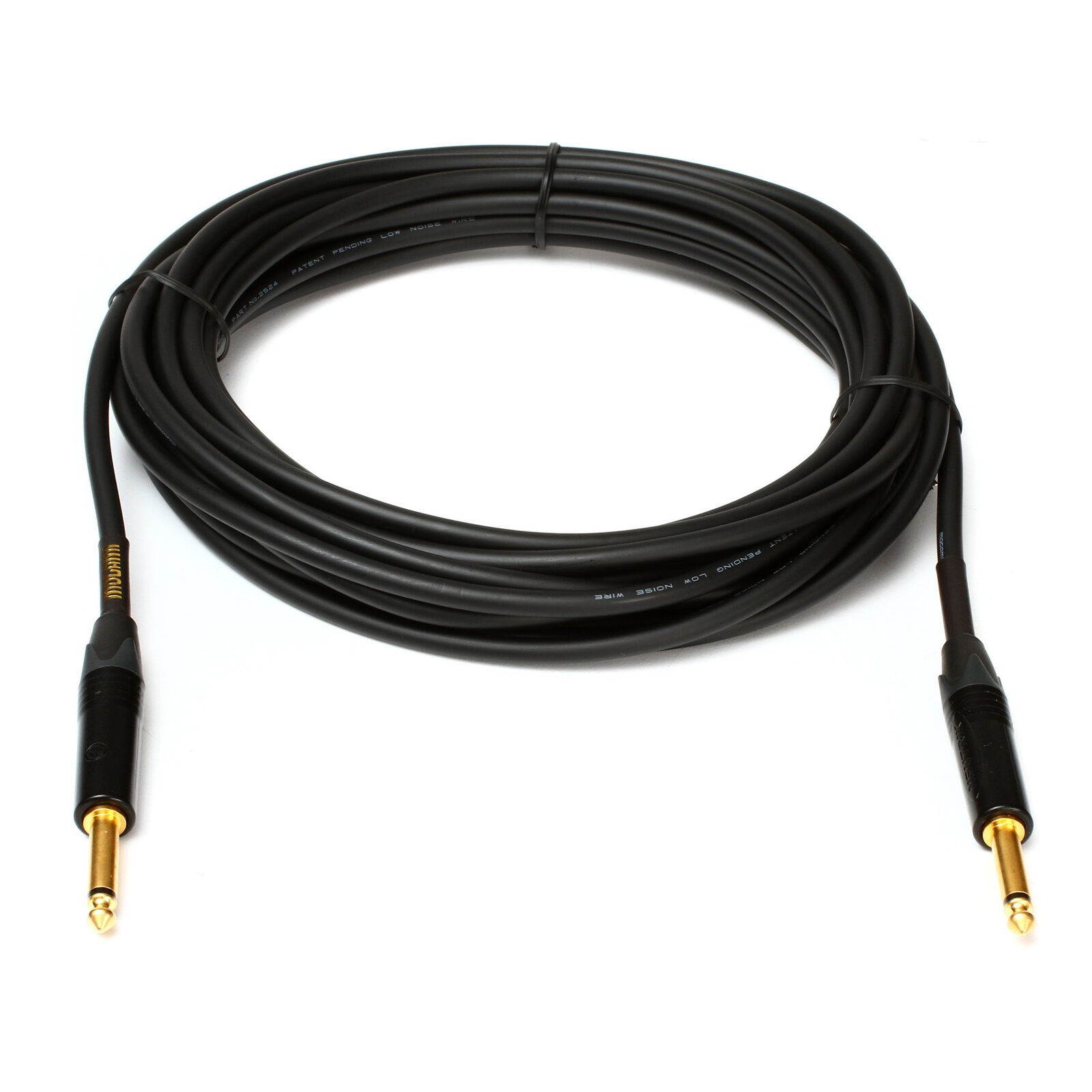 Mogami Gold Instrument 1/4" Male to 1/4" Male Instrument Cable - 25in