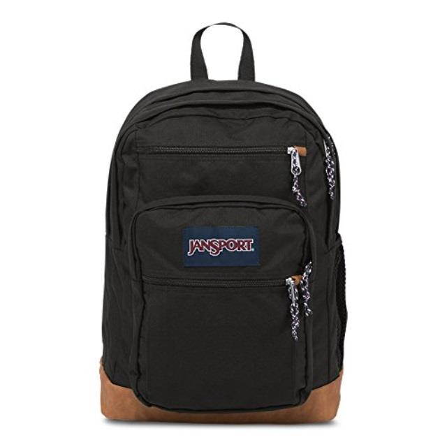 jansport mens classic mainstream cool student backpack  black / 17.7h x 12.8w x 5.5d
