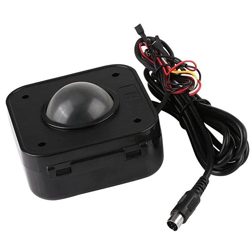 Arcade Trackball Mouse45cm Lighted Illuminated Round LED Trackball Mouse PS2 PCB Connector for Arcade