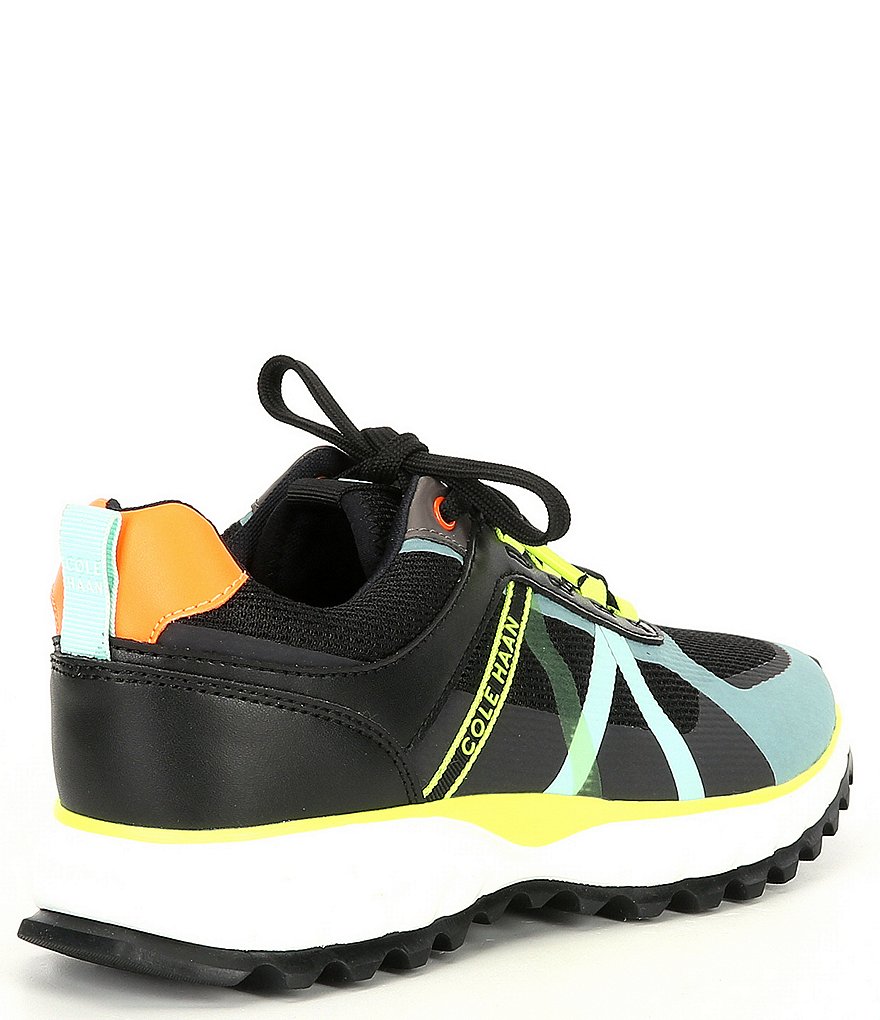 Cole Haan All Terrain Leather Mesh Lace-Up Sneakers