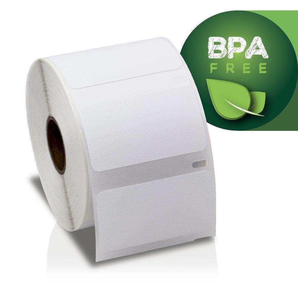 Dymo Compatible 30334 REMOVABLE Adhesive - 2-1/4" x 1-1/4" Multipurpose Labels (4 Rolls - 1000 Labels Per Roll)