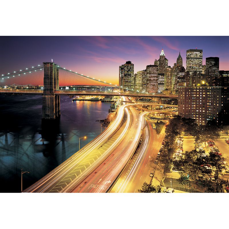 145" x 100" NYC Lights Wall Mural - Brewster