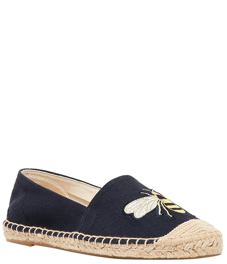Joules Shelbury Bee Embroidered Slip-On Espadrilles