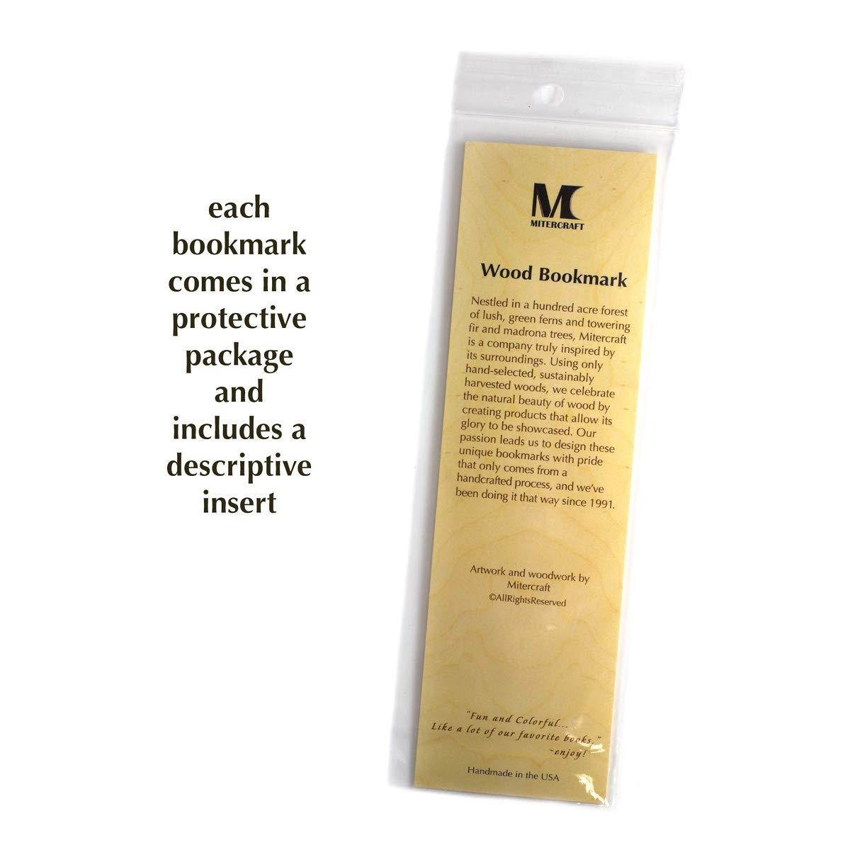 George Washington Engraved Wooden Bookmark with Copper Rope Tassel - Personalized version also available - search B071KHBZG1.