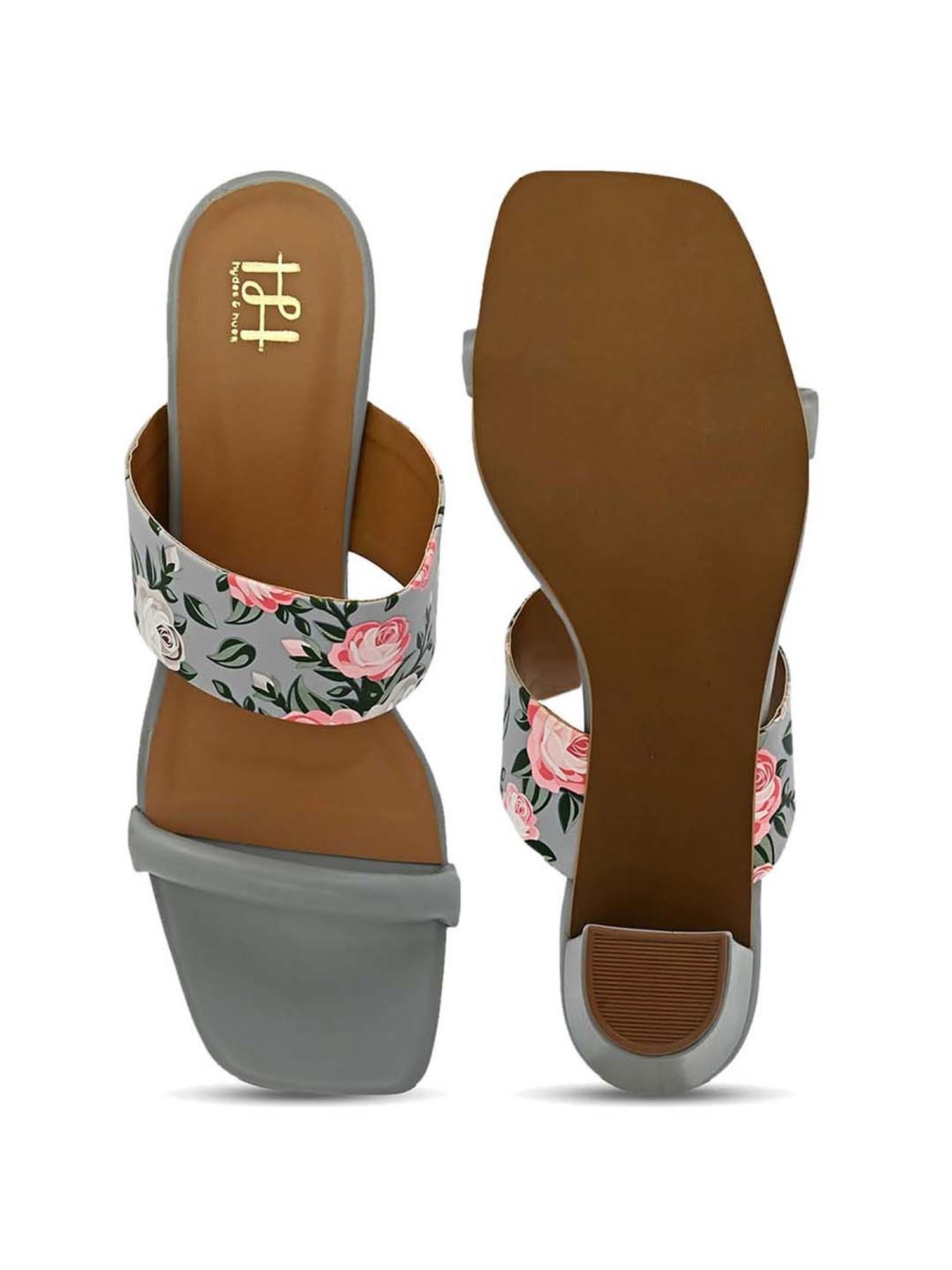 Hydes N Hues Women's Grey Casual Sandals