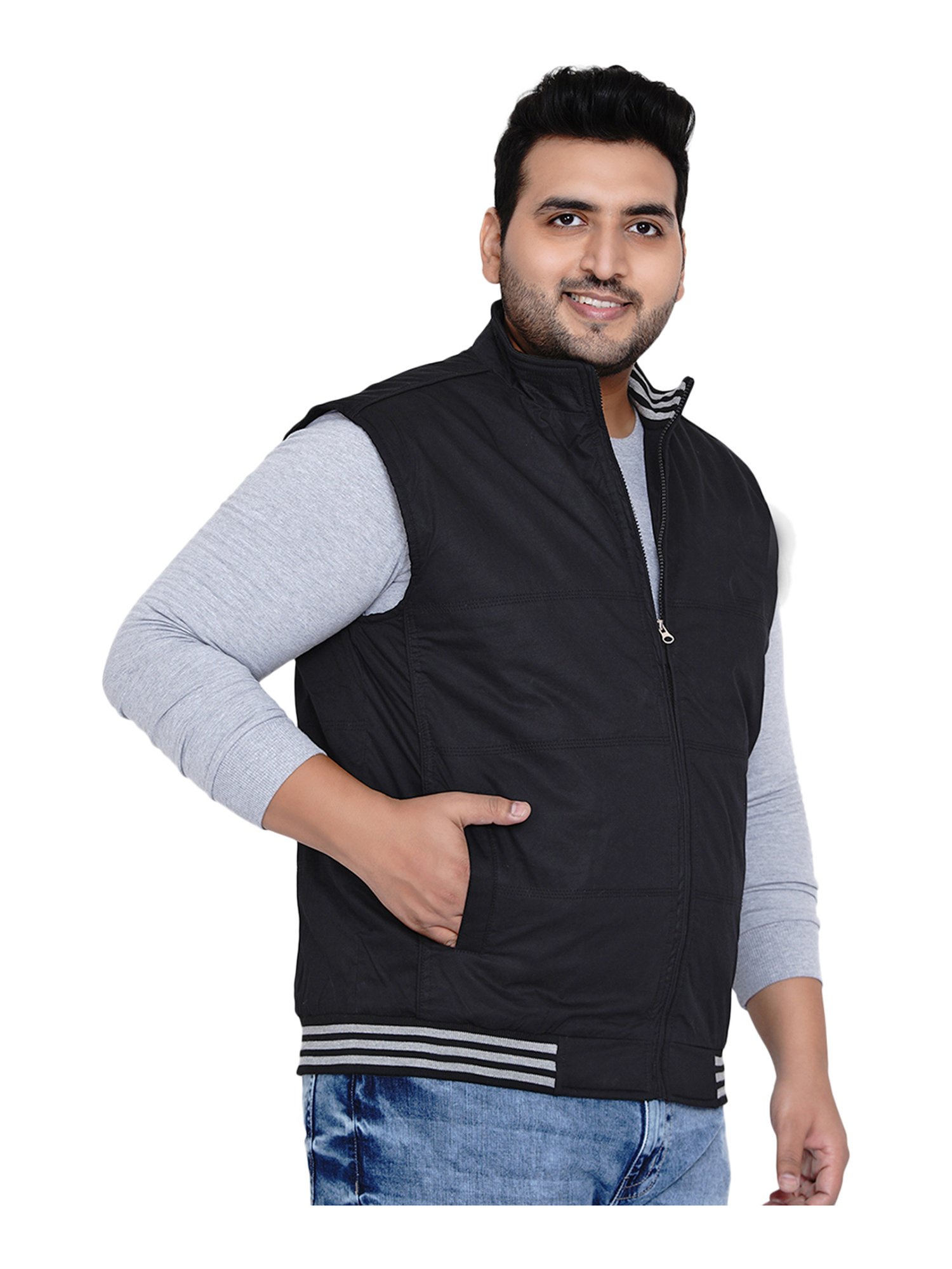 John Pride Black Plus Size Jacket