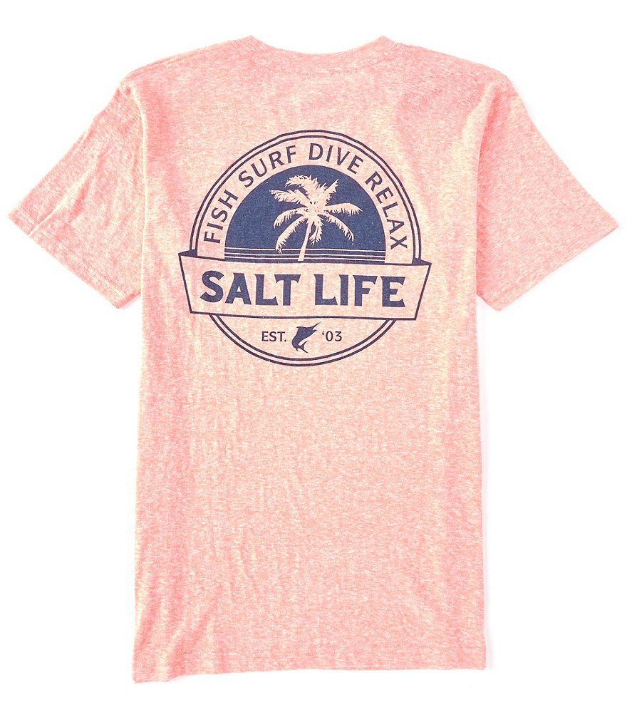 Salt Life Short-Sleeve Fish Tri-Surf Dive Relax Graphic T-Shirt