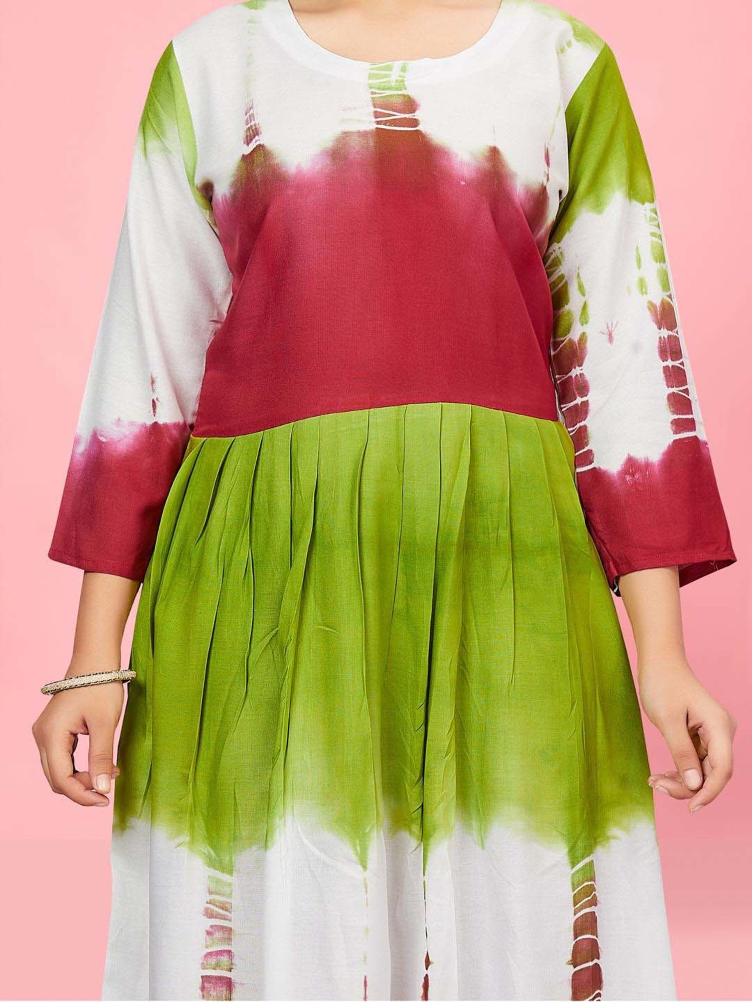 Aarika Kids Multicolor Cotton Printed Kurti