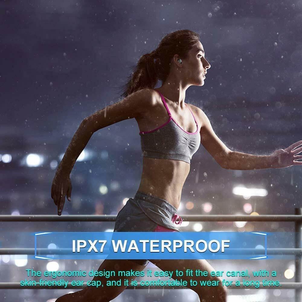 Bluetooth 5.0 Headset   Wireless Earphones Mini Earbuds Stereo Headphones IPX7