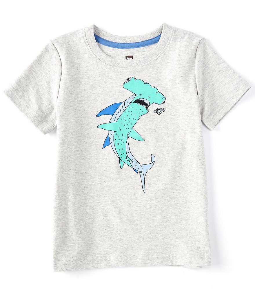 Tea Collection Little Boys 2-6 Short-Sleeve Happy Hammerhead Graphic Tee