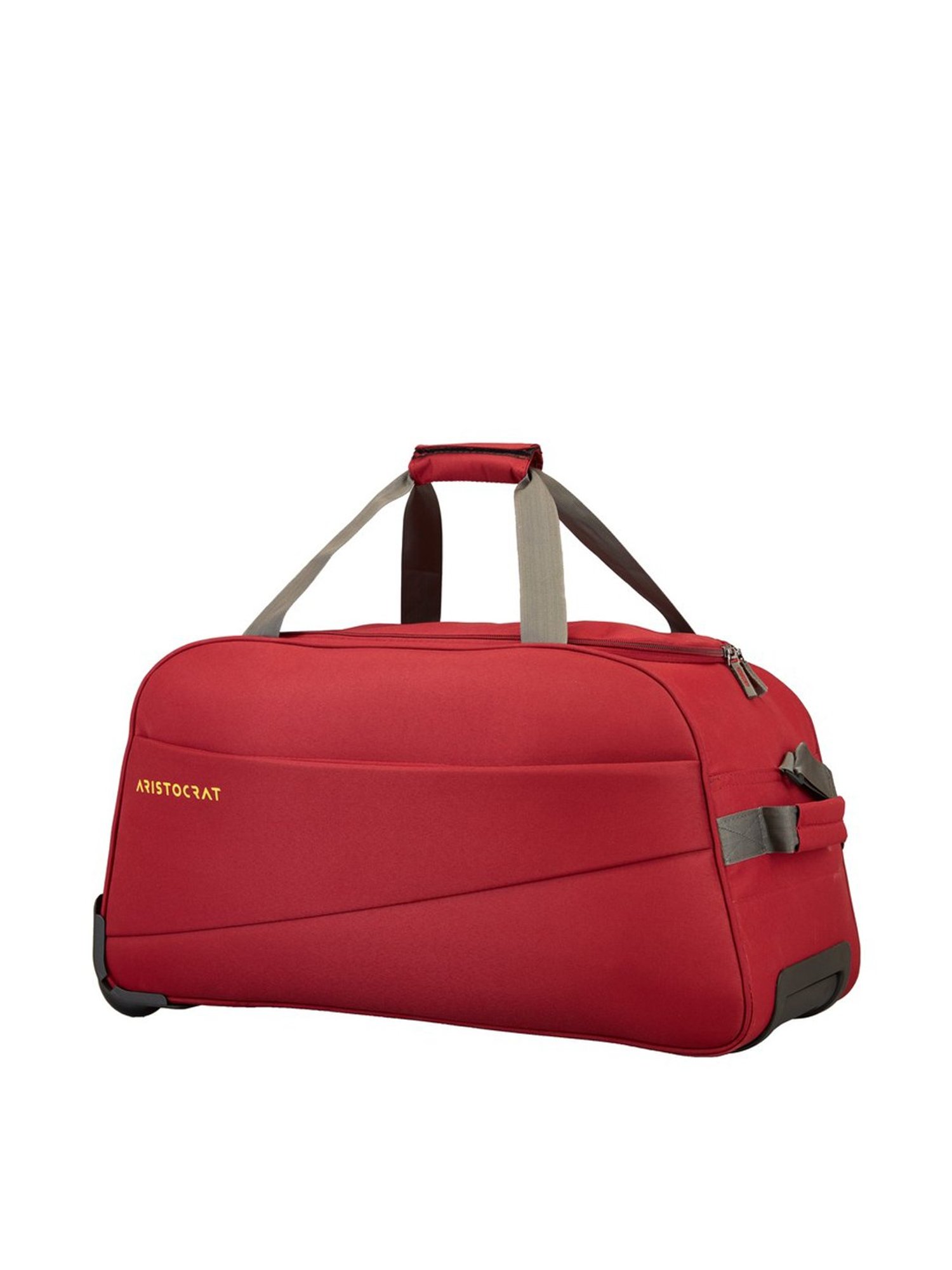 Aristocrat Red 2 Wheel Small Duffle Trolley - 30 cm