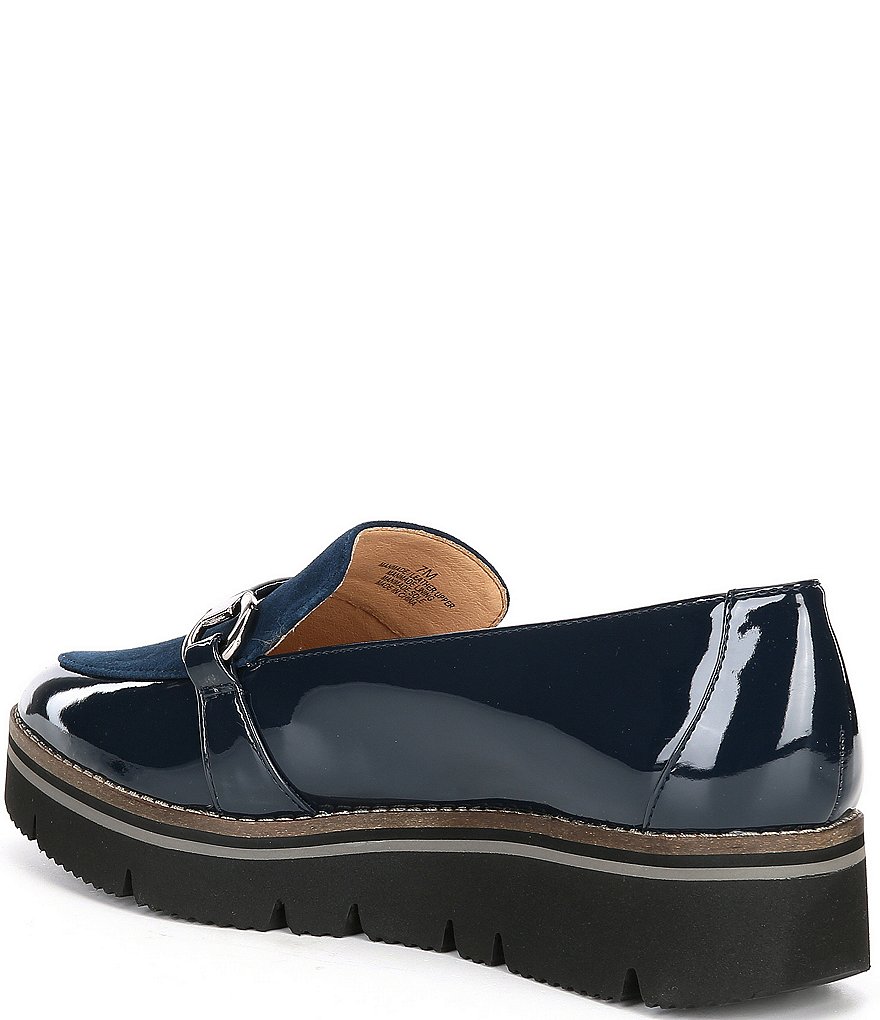 Alex Marie Gemima Patent Platform Loafers