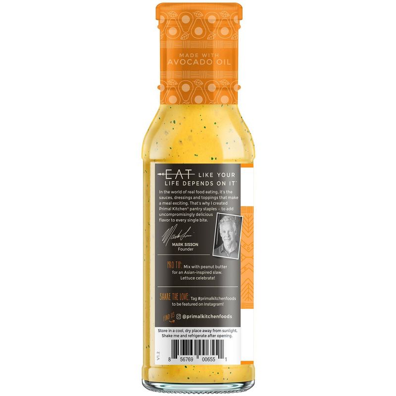 Primal Kitchen Sesame Ginger Vinaigrette with Avocado Oil - 8fl oz