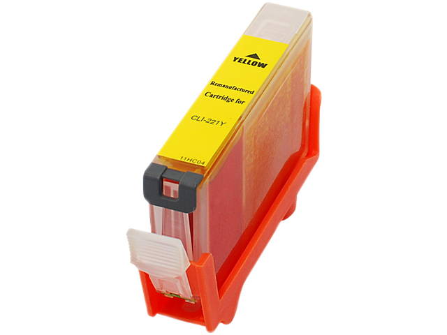Green Project C-CLI221Y Yellow Ink Cartridge replaces CLI-221Y