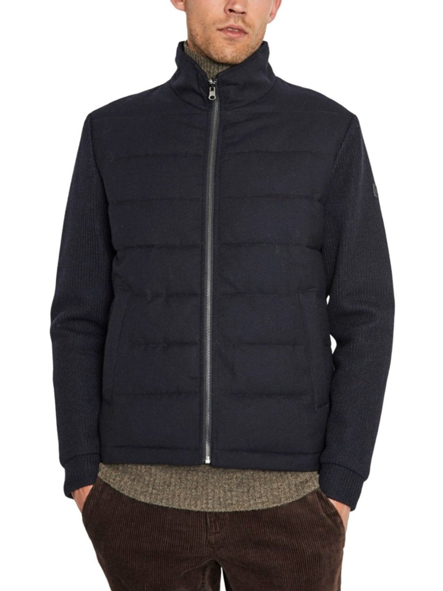 Bruun & Stengade Blue Regular Fit Puffer Jacket