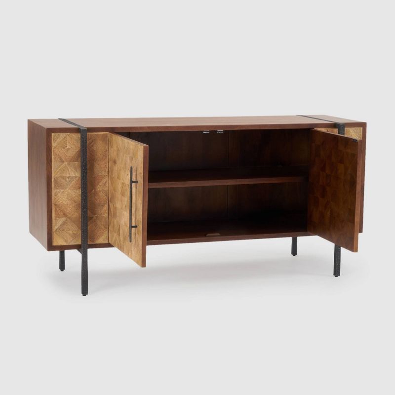 Floyd Prism Patterned Console Natural - RST Brands