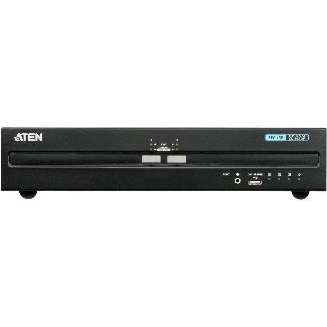 Aten 2-Port USB DisplayPort Dual Display Secure KVM Switch (PSS PP v3.0 Compliant)