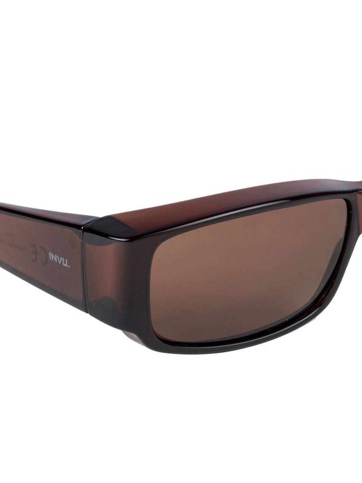 INVU Brown Rectangular UV Protection Sunglasses for Men