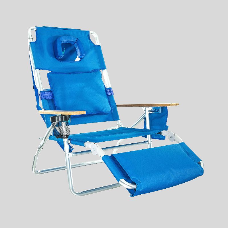3-In-1 Lounge Beach Chair Blue - Ostrich