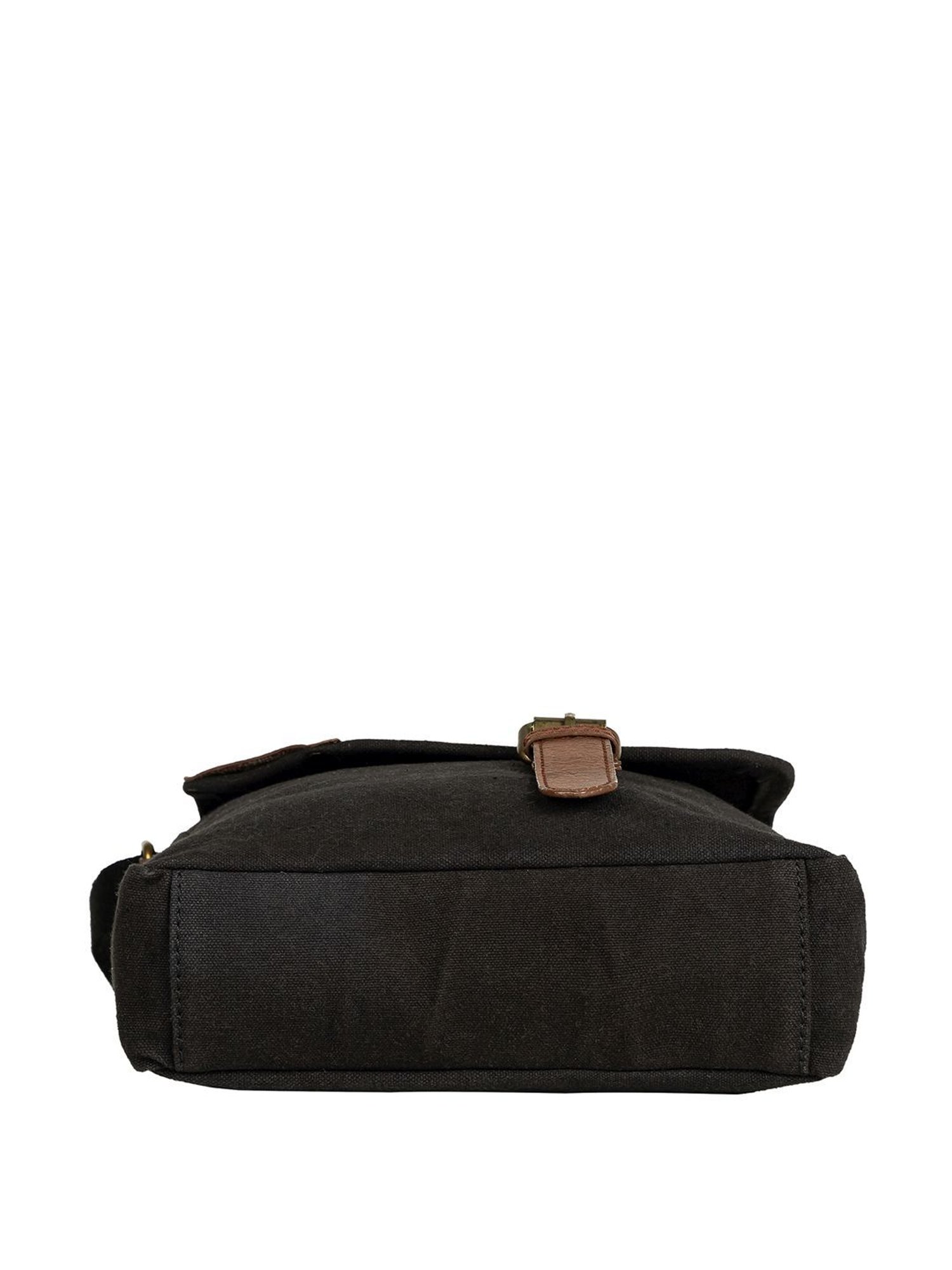 Mona B Black Solid Medium Cross Body Bag