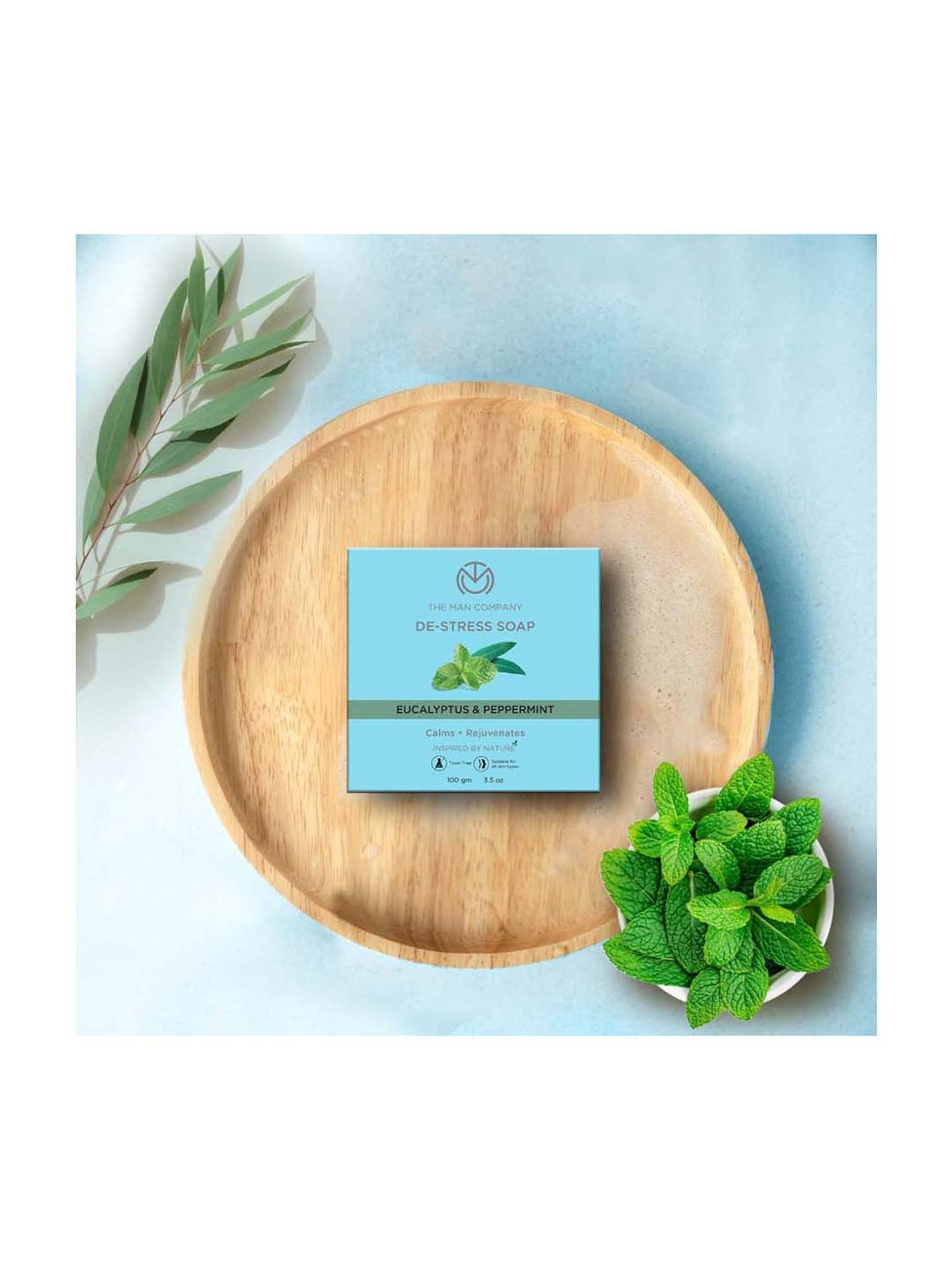 The Man Company De-stress Soap for Men - Buy 3 Get 1 Free