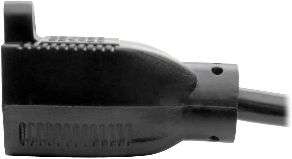 Tripp Lite Standard Power Extension Cord Cable 18 AWG 120V/10A NEMA 5-15R to NEMA 5-15P Black 12ft 12' (P022-012)