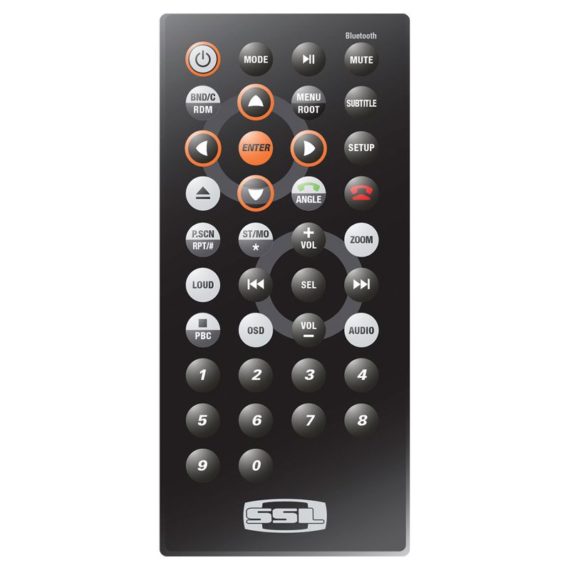 SoundStorm DD661B Double-DIN 6.2-Inch Touchscreen Bluetooth Audio and Calling DVD Player & Monitor, Black