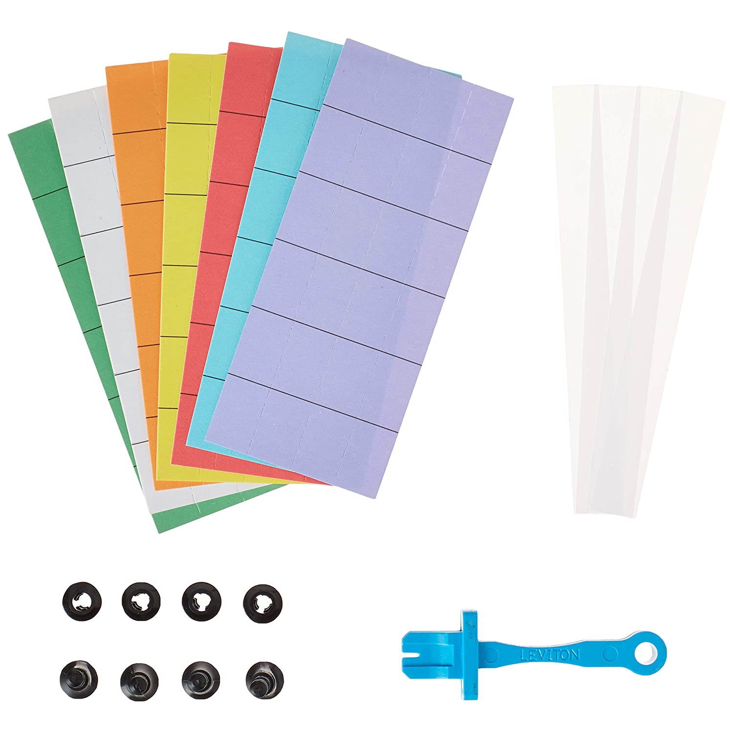 Leviton 476TM-624 Twist and Mount Patch Panel, 24 CAT 6 Ports