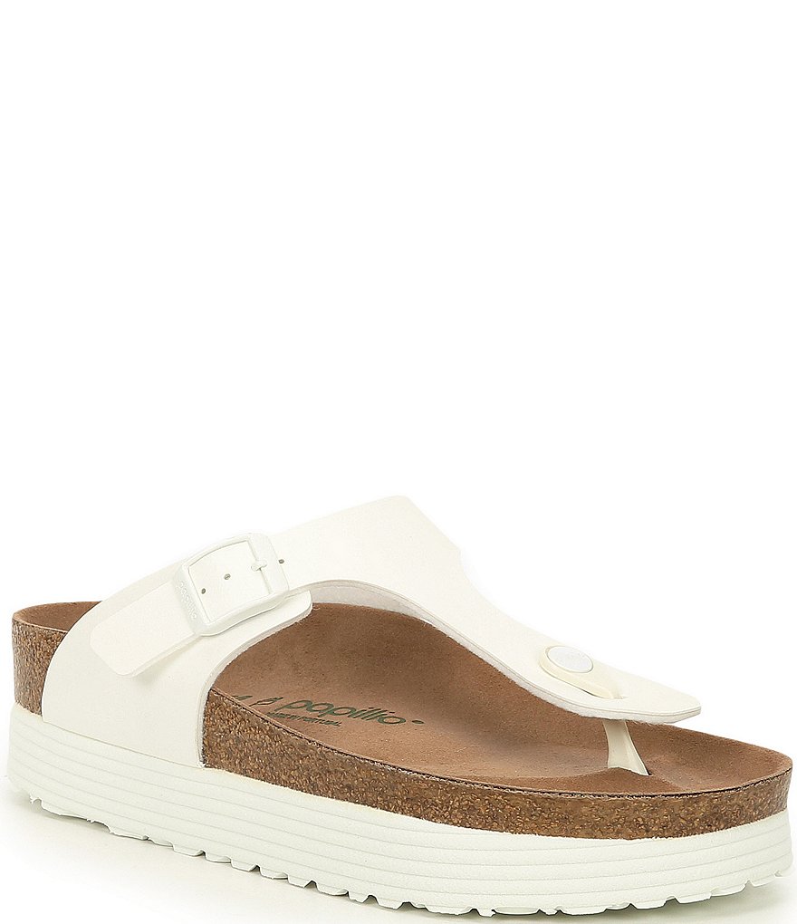 Papillio by Birkenstock Women's Gizeh Platform Vegan Thong Sandals