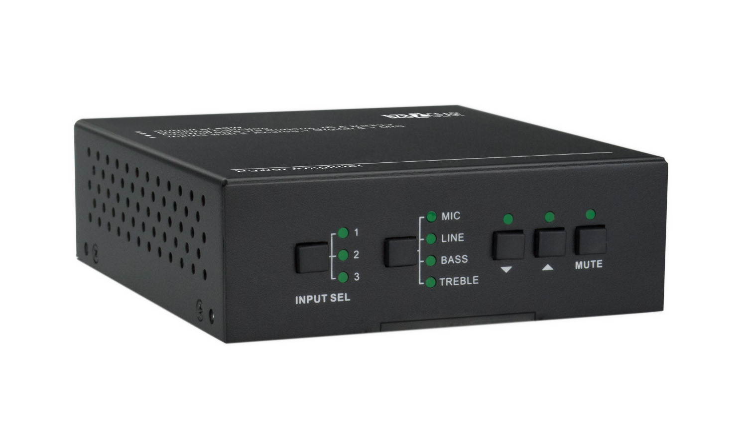 BZBGEAR 40 Watt 70V Stereo/Mono 2CH Audio Amplifier