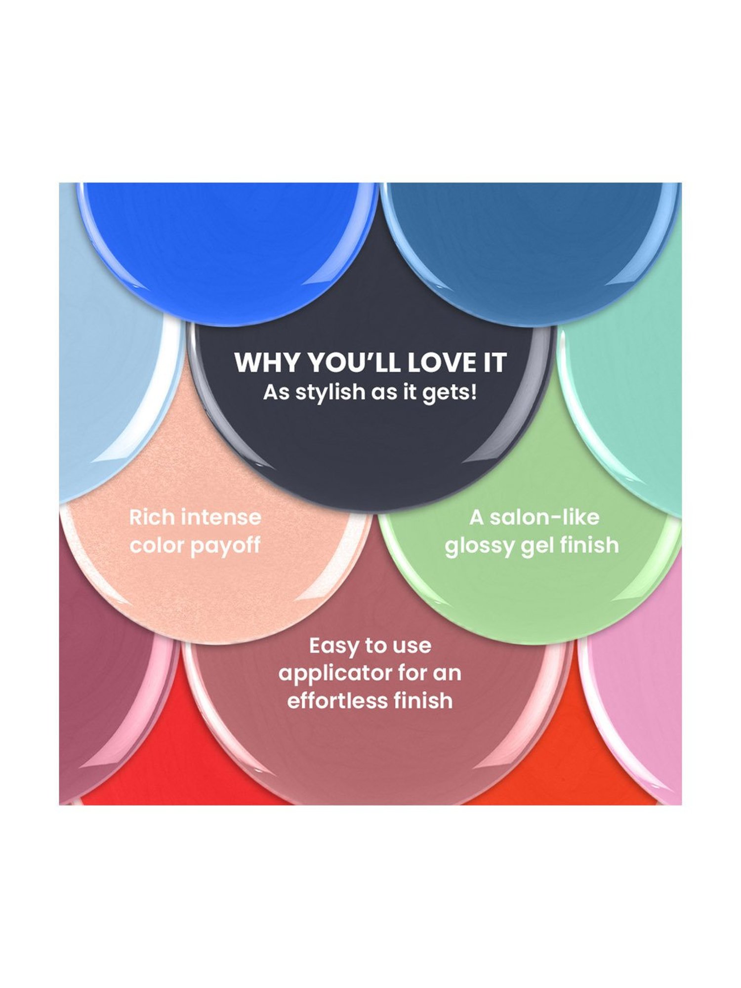 Lakme Absolute Gel Stylist Nail Color Pearl - 12 gm