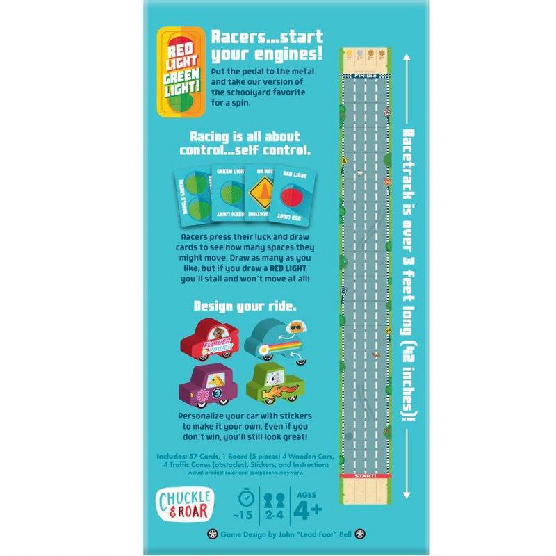 Chuckle & Roar Red Light Green Light Preschool Racing Game