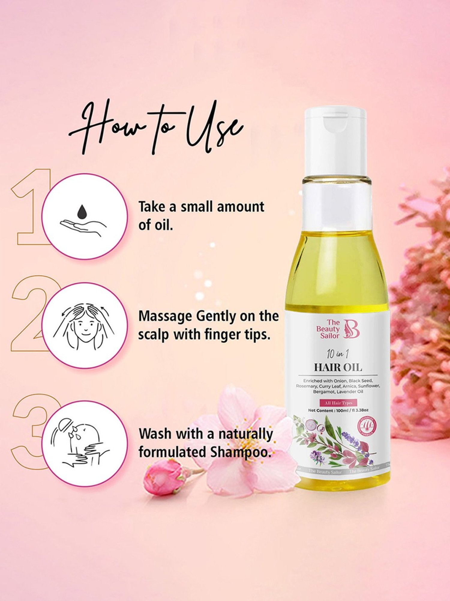 The Beauty Sailor 10 in 1 Hair Oil - 100 ml