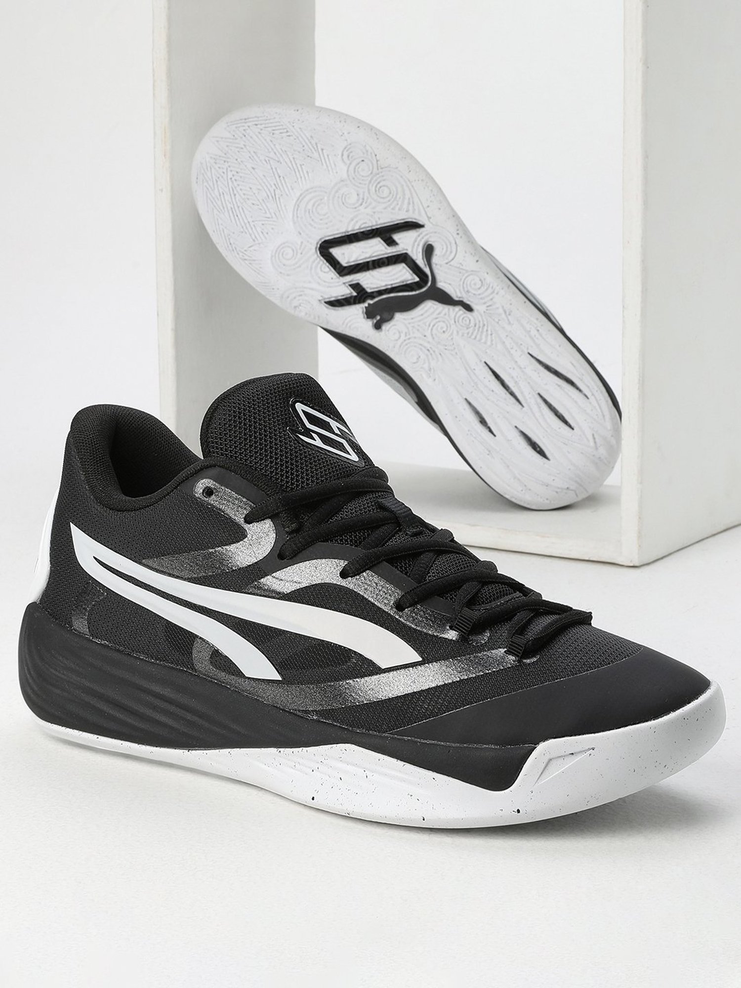 Puma Women's Stewie 2 Team Black Basketball Shoes