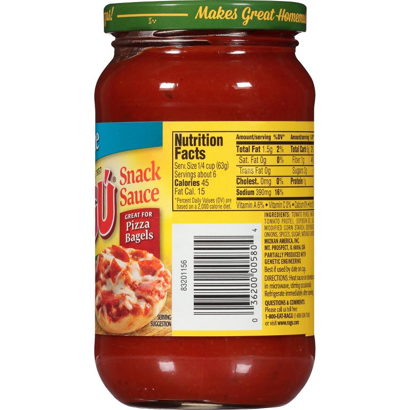 Ragu Pizza Quick Traditional Snack Sauce - 14oz