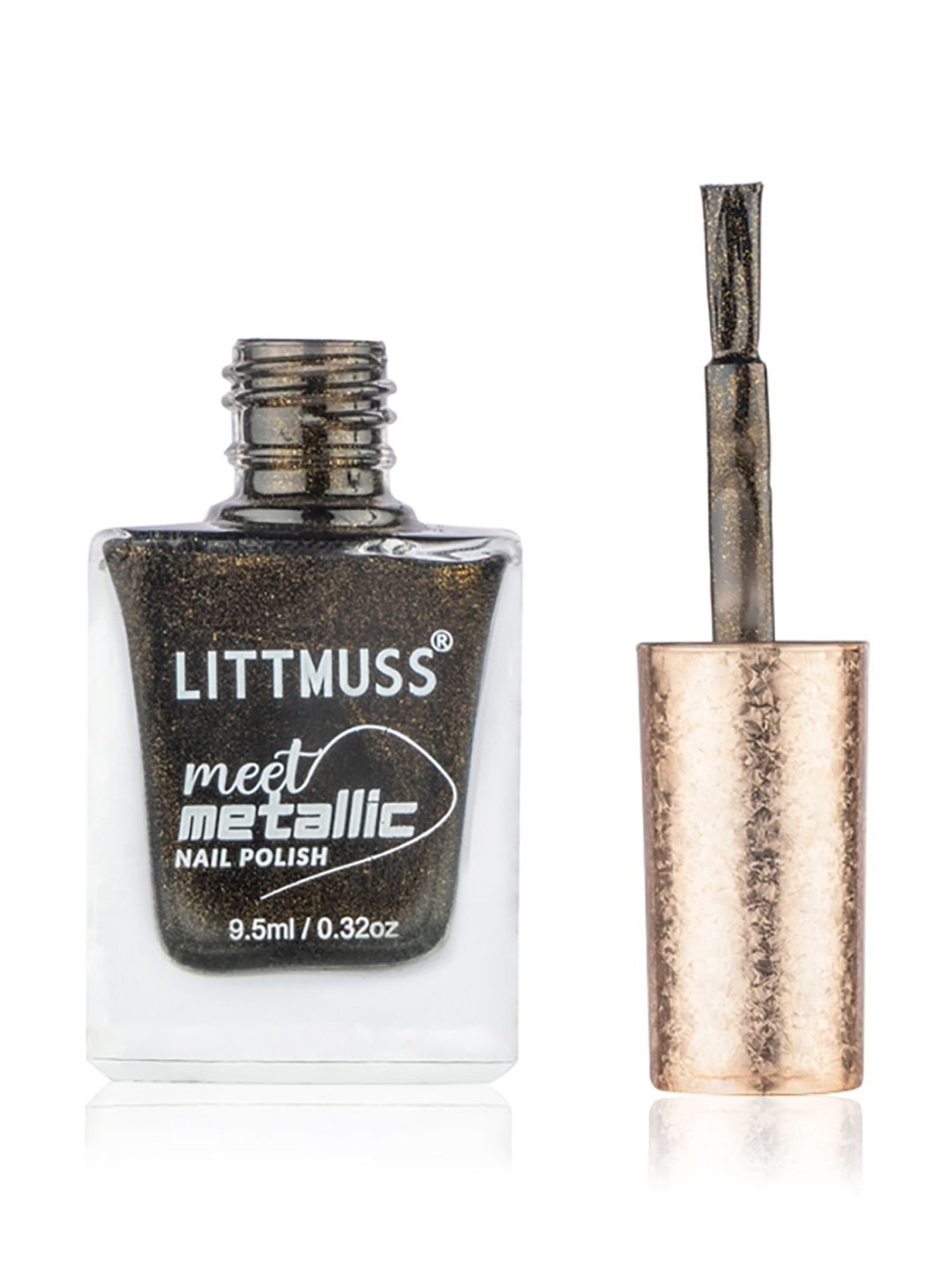 Littmuss Meet Metallic Nail Polish Oxidized Gold 064 - 9.5 ml