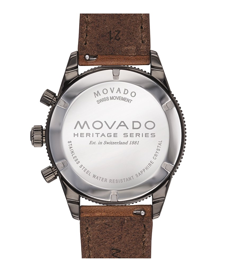 Movado Heritage Series Calendoplan S Chronograph Watch