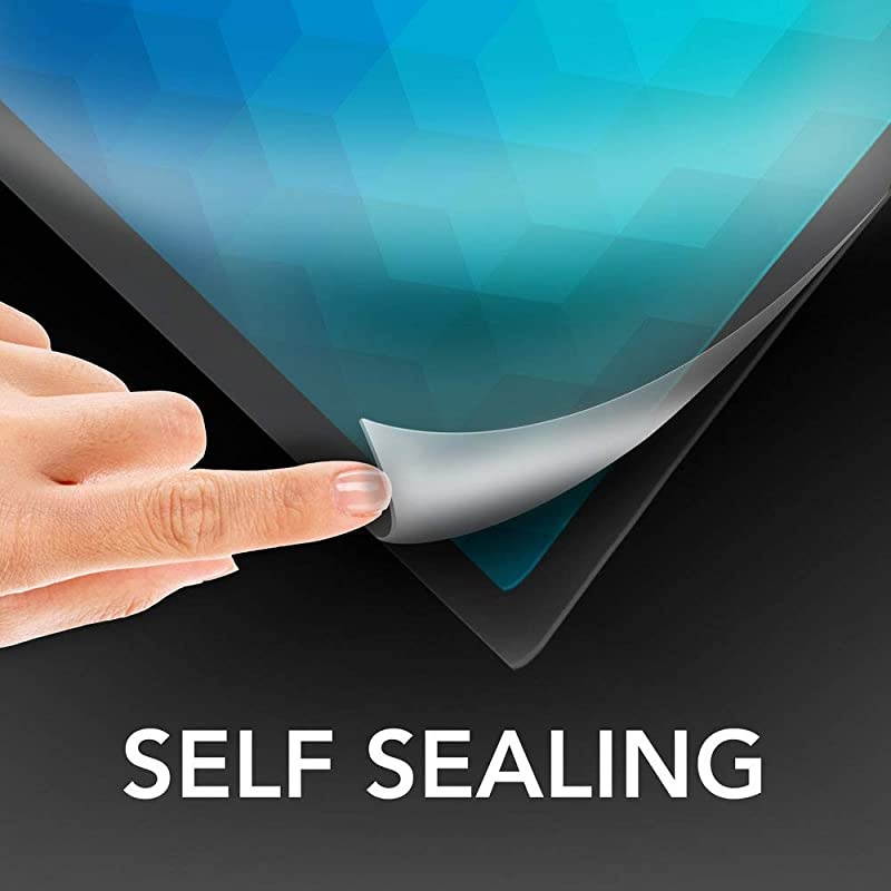 Laminating Sheets Self Adhesive Pouches Wallet Size 8 Mil SelfSeal 10 Pack 3745685 Clear