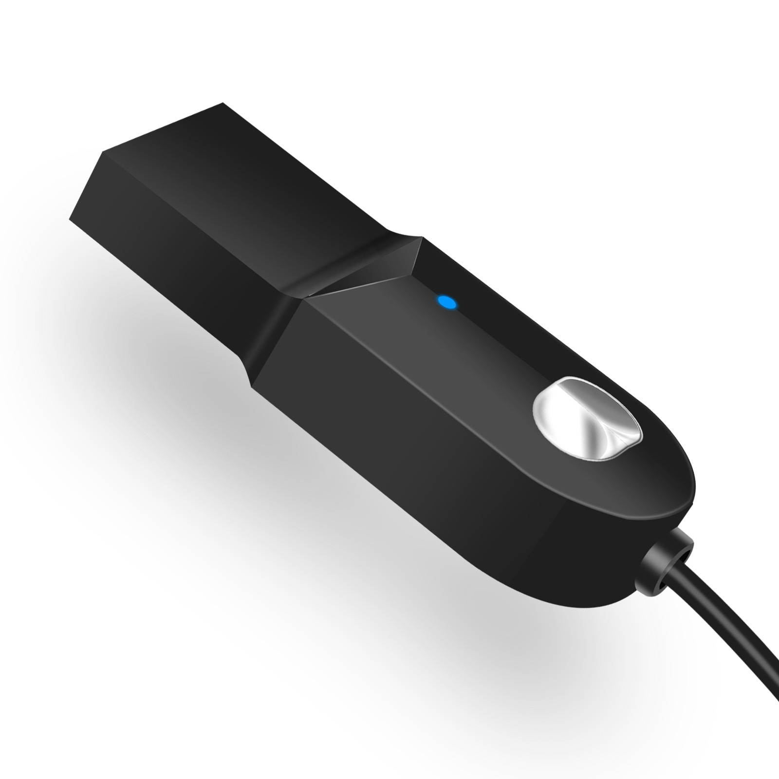 Portable Aluminum Alloy Ultra-thin Round Shape Qi Standard Wireless Charger