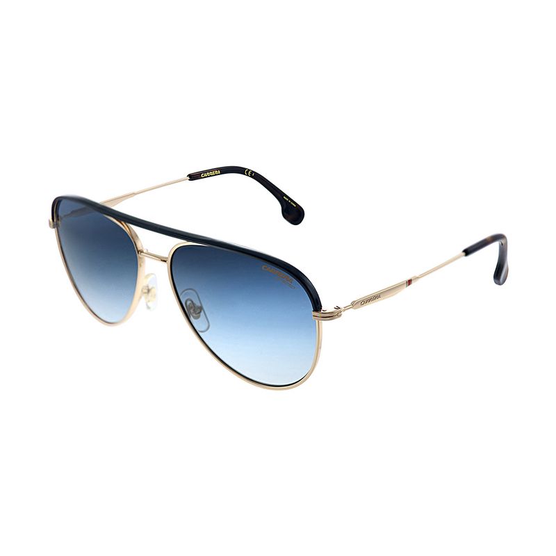 Carrera 209/S LKS Unisex Aviator Sunglasses Gold 58mm