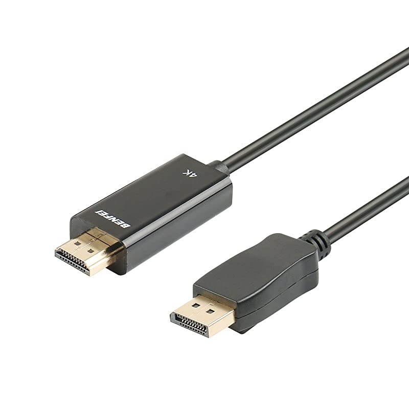 Displayport to HDMI  4K DP to HDMI 10 Feet Cable GoldPlated Cord Compatible for Lenovo Dell HP ASUS