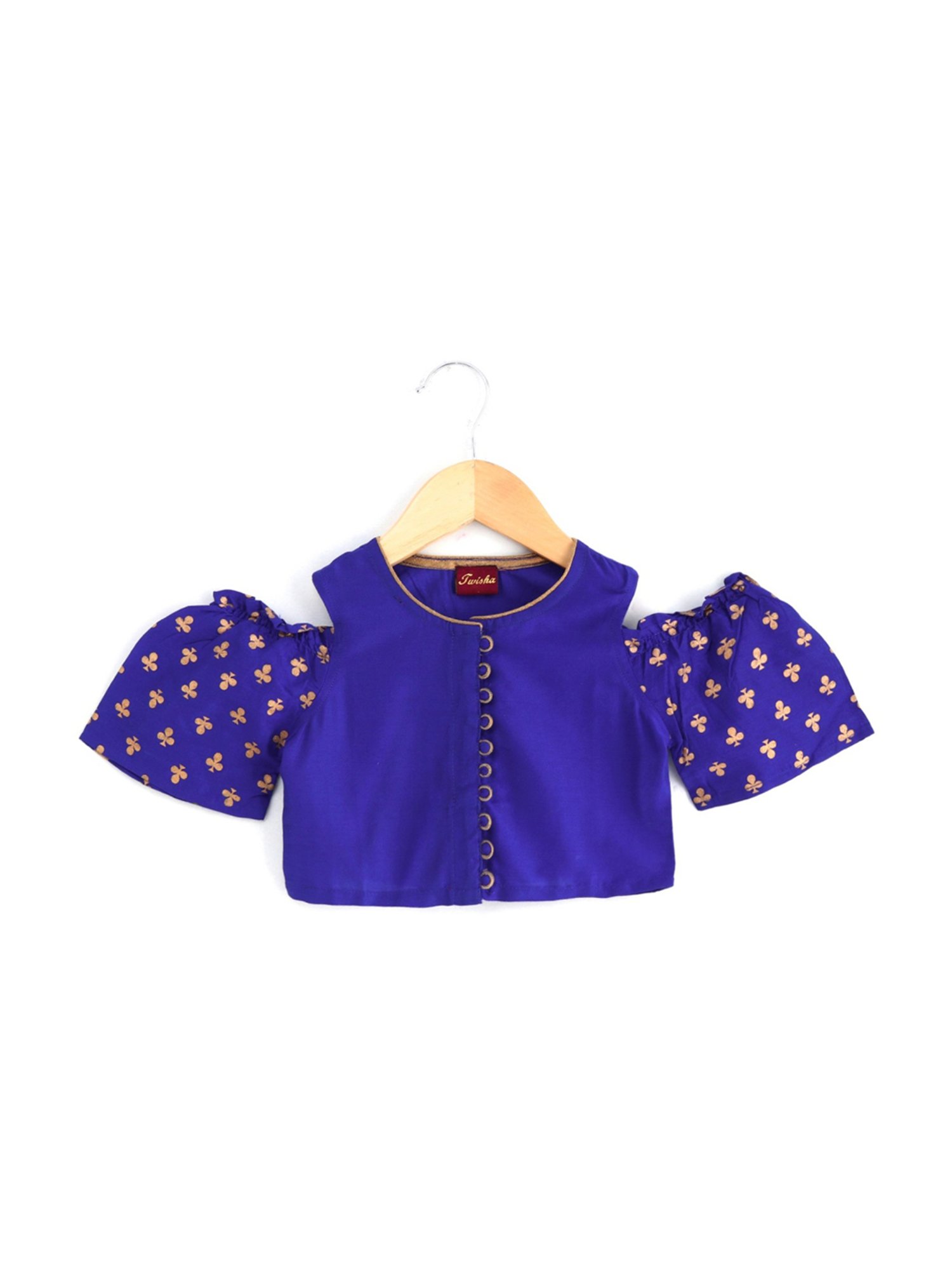 TWISHA Kids Blue & Pink Printed Top Set