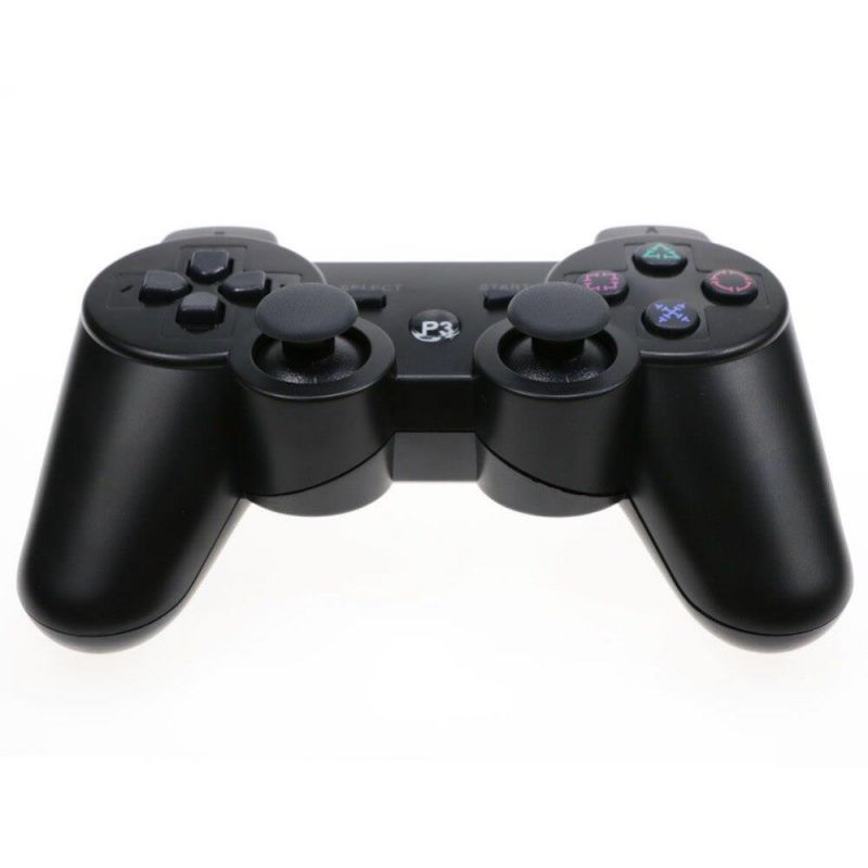 CHENGDAO PS3 Controller 2 Pack Wireless Dual Shock Gamepad for Sony Playstation 3 with Charging Cord (Black + red )