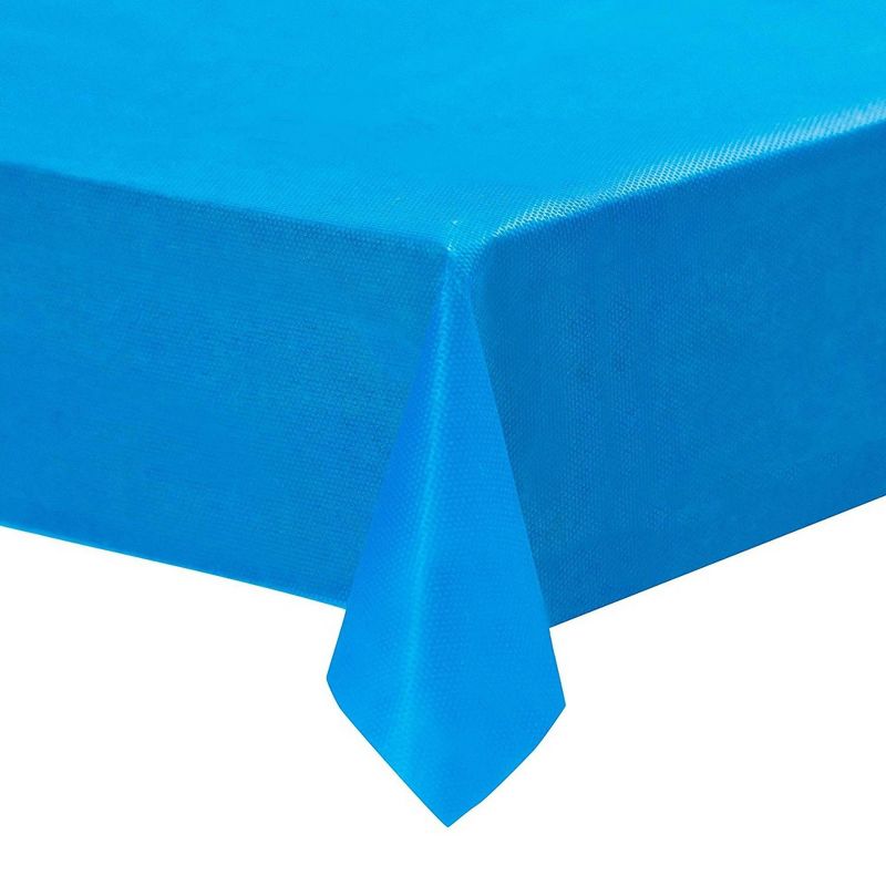 Juvale 12-Pack Blue Plastic Tablecloths, Rectangular Disposable Table Covers 54"x108" Table Cloths