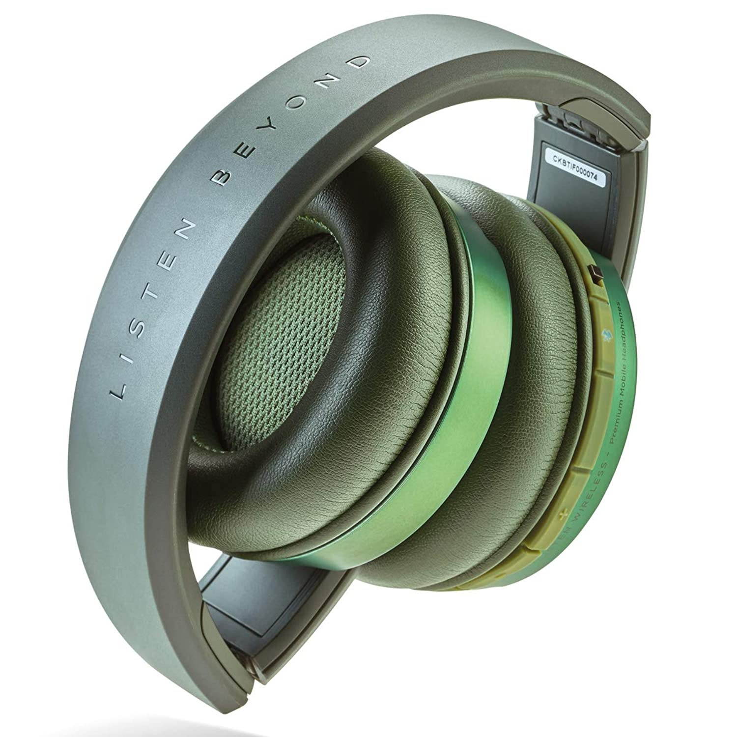 Focal Listen Wireless Over-Ear Headphones with Microphone (Green)