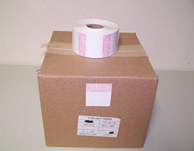 Torrey Original Safe Handling Label for LSQ_40L, 1 Case _ 12 Rolls per Case _ 1000 Labels per Roll,Size 58mm X 60mm